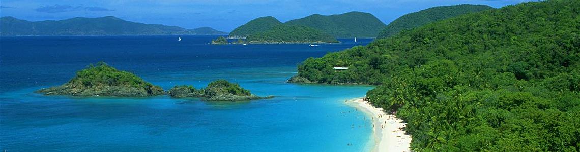 Beautiful beaches from VIRGIN ISLANDS