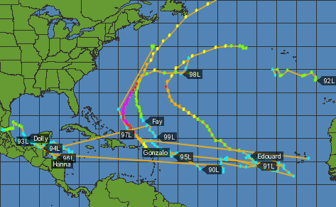 Caribbean hurricanes in 2014