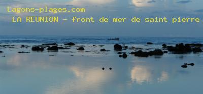 Lagoon of the small village of Grand-bois, REUNION ISLAND Beach