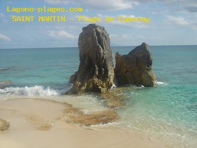 Beach of Cupecoy, SAINT MARTIN Beach