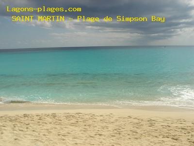 Beach of Simpson Bay, SAINT MARTIN Beach