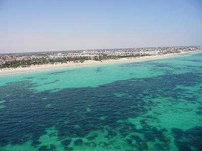 Djerba view of the sky, TUNISIA Beach