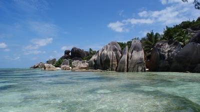 SEYCHELLES ISLANDS - La Digue - Anse Source d'Argent, SEYCHELLES ISLANDS Beach