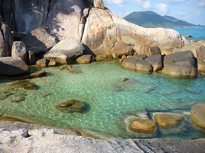 Koh Samui lagoon Grandfather rock, THAILAND Beach