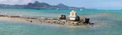 BETWEEN MAHEBOURG AND POINTE D'ESNY, MAURITIUS Beach