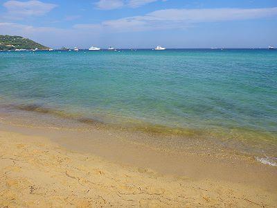 Beach of Pampelonne close to Saint Tropez, FRANCE Beach