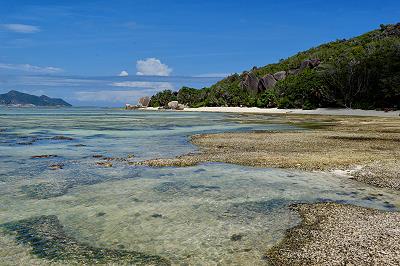 Beach Source d'Argent La Digue, SEYCHELLES ISLANDS Beach