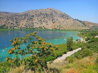 Lake of Kournas, CRETE Beach