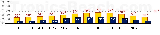 Porto, PORTUGAL temperatures. A minimum temperature of 81F C is recommended for the beach!